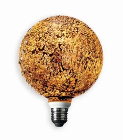 Ampoule LED mosaïque noire