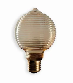 Ampoule LED sphérique striée