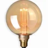 Ampoule ronde ambrée LED