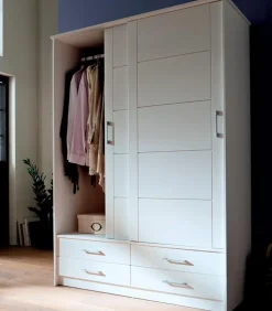 Armoire pin 2 portes coulissantes VALBERG