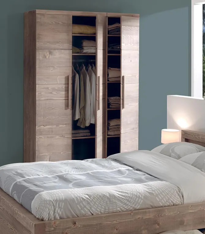 Armoire pin massif 1 porte SANDERS