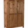 Armoire pin massif ciré JESSY