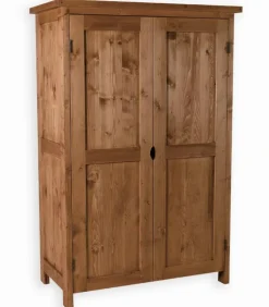 Armoire pin massif ciré JESSY
