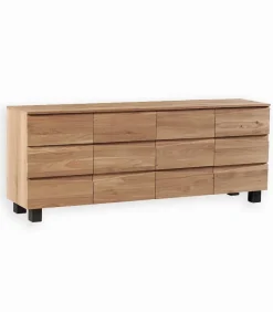 Bahut chêne massif L 208 cm HALDEN