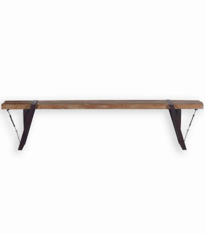 Banc sapin massif & métal WESTMOUNT
