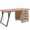 Bureau sapin massif 4 tiroirs WESTMOUNT