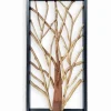 Cadre déco teck recyclé TREE