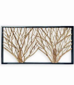 Cadre long déco teck recyclé TREE