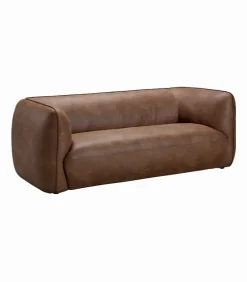 Canapé WALNEY cognac L 210 cm