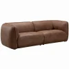 Canapé WALNEY cognac L 247 cm