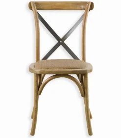 Chaise BISTROT empilable assise rotin