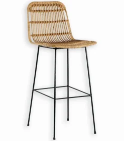 Chaise de bar rotin BODO