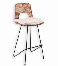 Chaise haute rotin TREN
