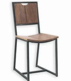 Chaise teck & métal BROWTON