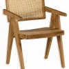 Chaise teck & rotin VENTA
