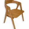 Chaise teck massif BENDI