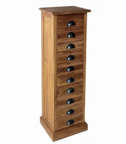 Chiffonnier teck KLAT 10 tiroirs