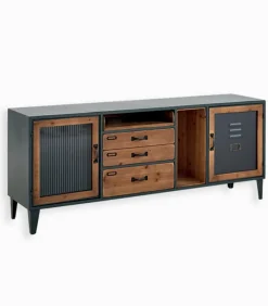 Commode basse MINDY 2 tiroirs