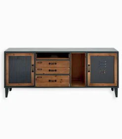 Commode basse MINDY 2 tiroirs