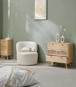 Commode bois 3 grands tiroirs TONLE