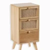 Commode bois 3 tiroirs TONLE
