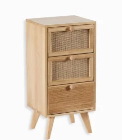 Commode bois 3 tiroirs TONLE