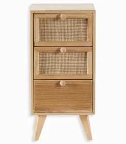 Commode bois 3 tiroirs TONLE