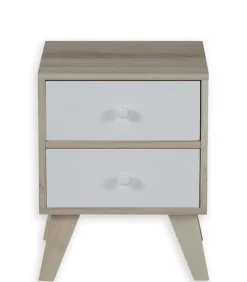 Commode déco 2 tiroirs OSLO