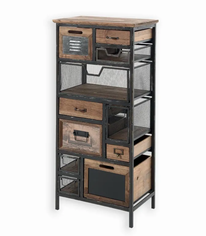 Commode en sapin avec 11 tiroirs – WENDY
