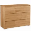 Commode frêne massif 6 tiroirs HARTFORD