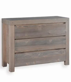 Commode pin massif 3 tiroirs SANDERS