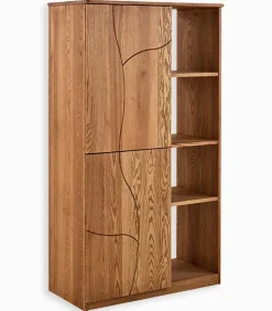 Enfilade frêne massif 2 portes WAVE