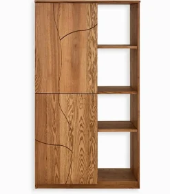 Enfilade frêne massif 2 portes WAVE