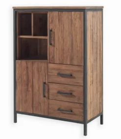 Enfilade teck et métal BROWTON