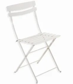 Ensemble pliant table jardin ronde + 2 chaises de jardin HOLI