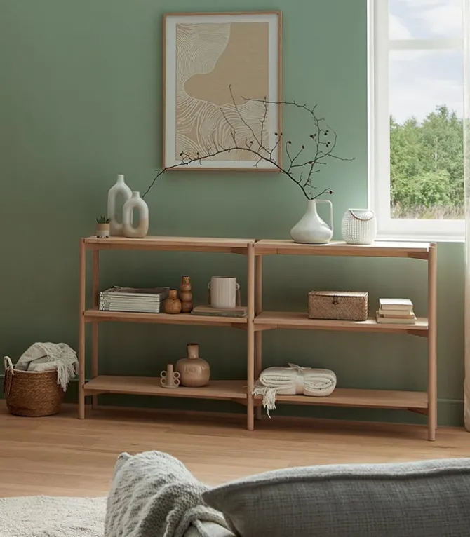 Etagère chêne longue OXFORD
