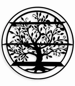 Etagère murale CORK motif arbre