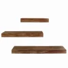 Etagère murale sapin vieilli / Lot de 3