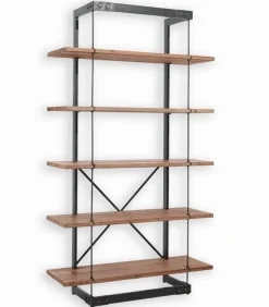Etagère sapin et fer 5 niveaux ZOOP