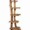 Etagère teck massif 5 niveaux