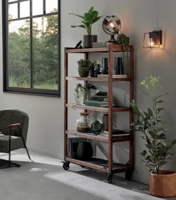 Etagère WENDY 4 niveaux sur roulettes