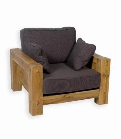 Fauteuil chêne massif NORWAY