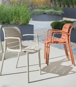 Fauteuil de jardin empilable ATLIN