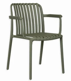 Fauteuil de jardin empilable avec accoudoirs AVILA