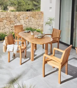 Fauteuil de jardin teck ARU