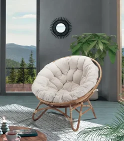 Fauteuil rotin Fidji XXL