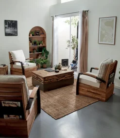 Fauteuil teck BOBUN