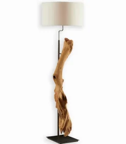 Lampadaire teck KALI