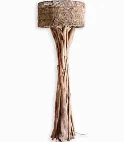 Lampadaire teck KUNIR