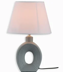 Lampe céramique grise GALA